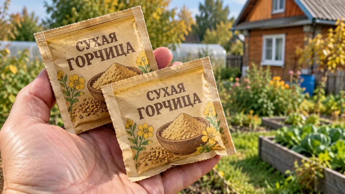 В октябре раскидываю по всему участку сухую горчицу и не страдаю, как городские — на даче спокойно до марта