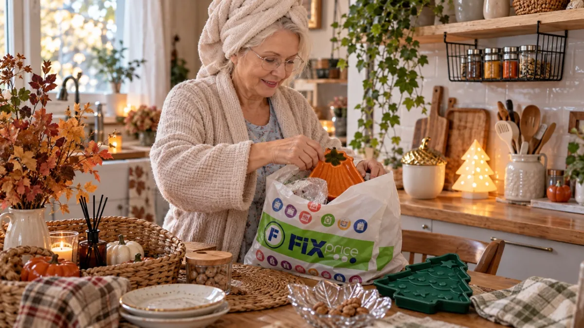 Зашла в Fix Price за ерундовиной — и понеслось: 9 находок для дома — одна уже на кухне, другие ждут Нового года