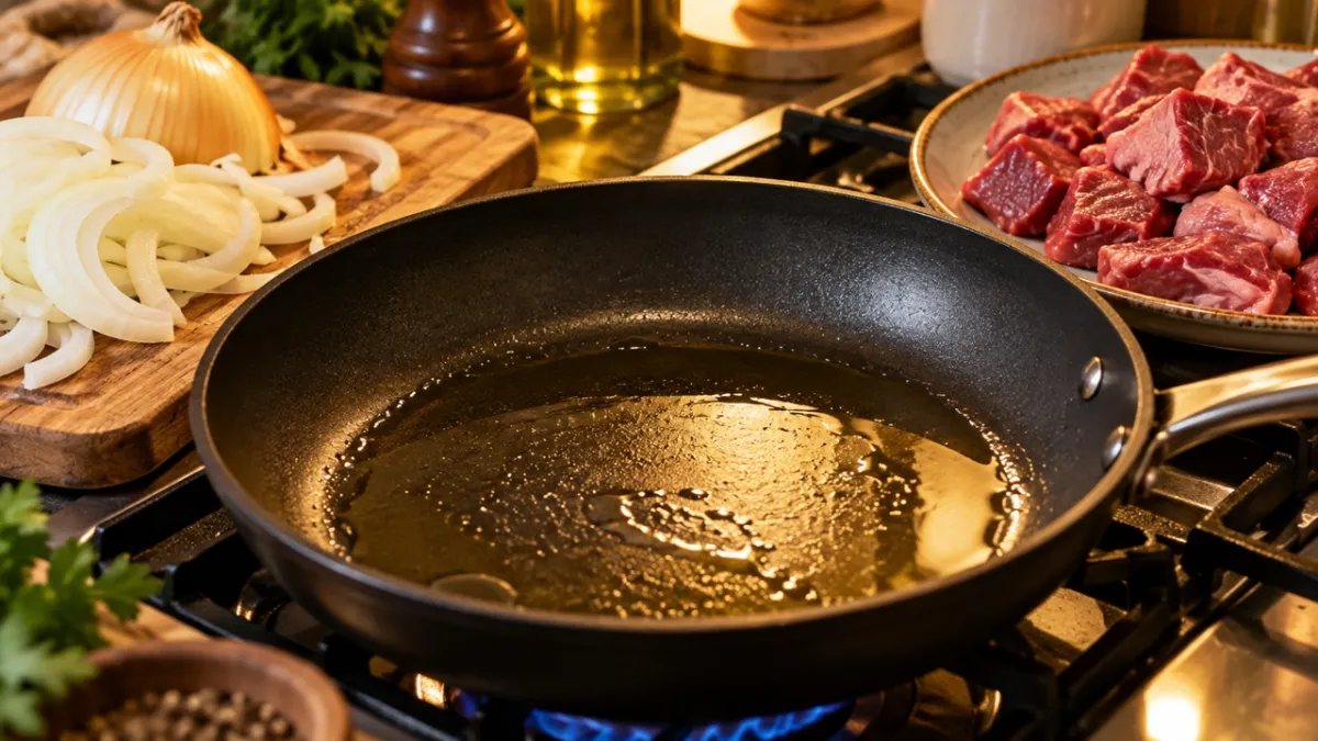 Что сначала нужно обжаривать для плова — лук или мясо? Запомните навсегда