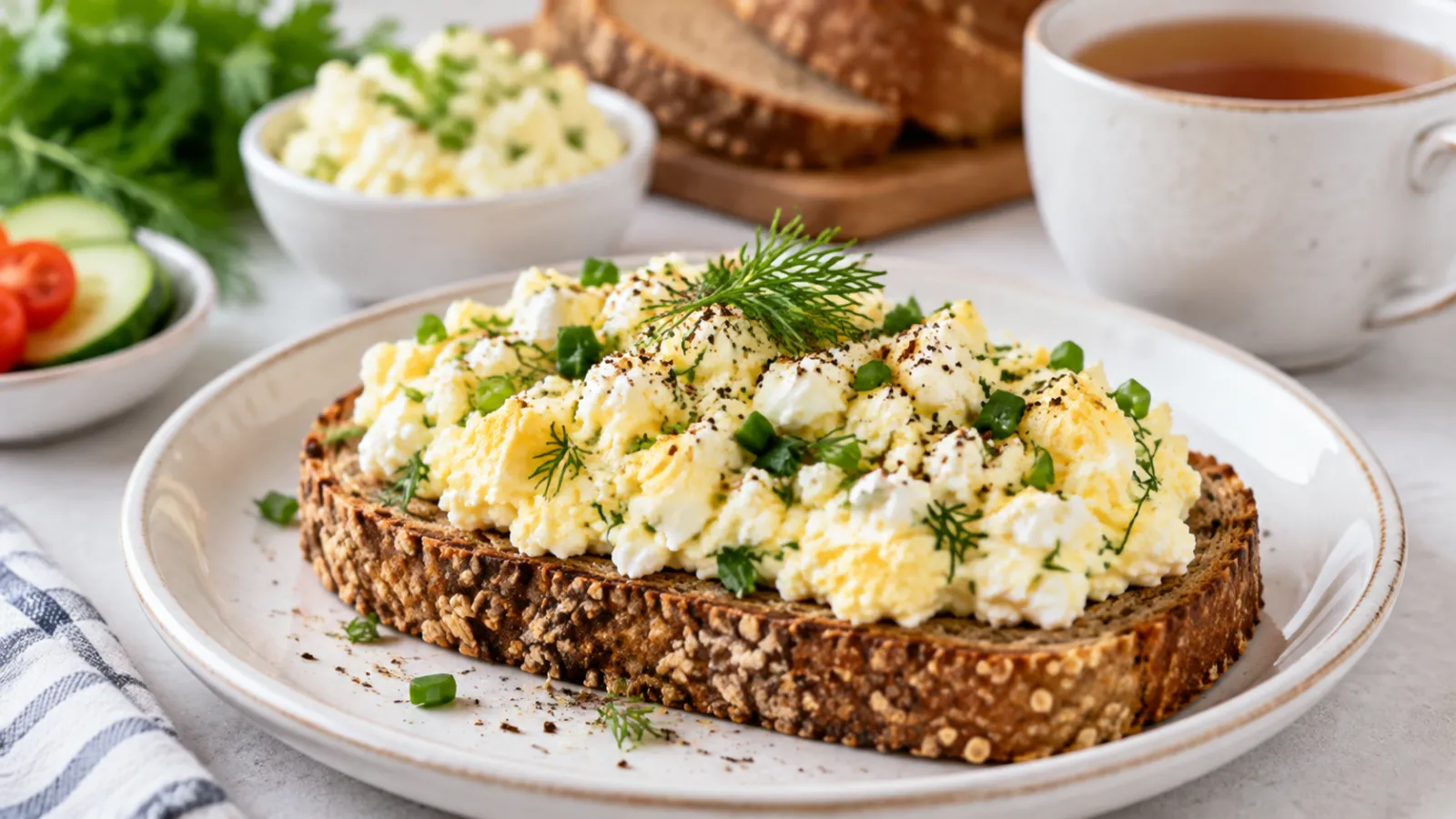 Больше никакой колбасы: вкусная намазка из яиц и творога — белковый бутерброд за 5 минут