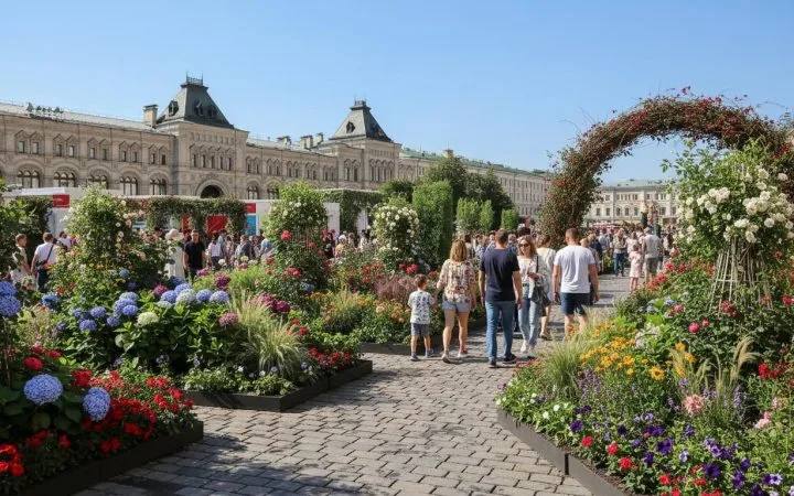 Главные локации фестиваля "Сады и цветы" открыты в центре Москвы